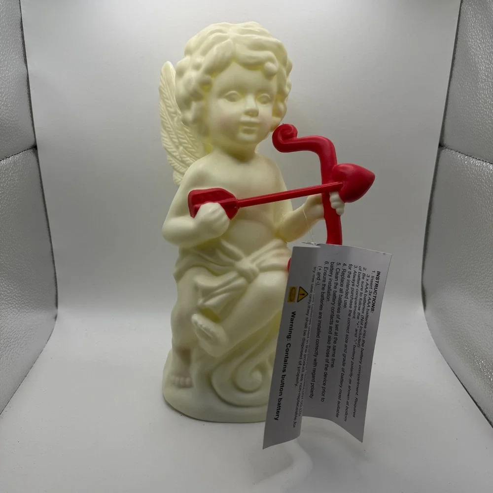 Cupid‎ Angel LED Blow Mold Light Up Valentine Cherub Figurine Decor NWT